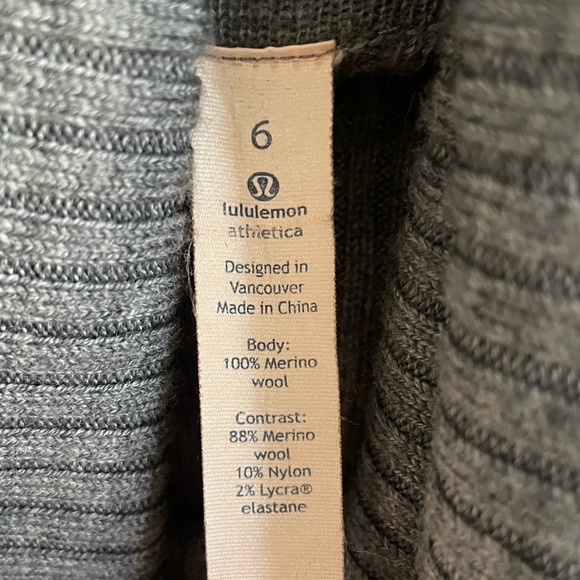 Lululemon Sweat And Savasana Merino Wool Sweater, Size 6 - Picture 13 of 13